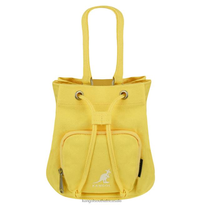 Kangol Unisex FB6D942 Lucky Canvas Bucket Bag Accessories Yellow
