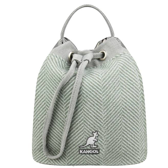 Kangol Unisex FB6D981 Herringbone Bucket Bag Accessories Mint