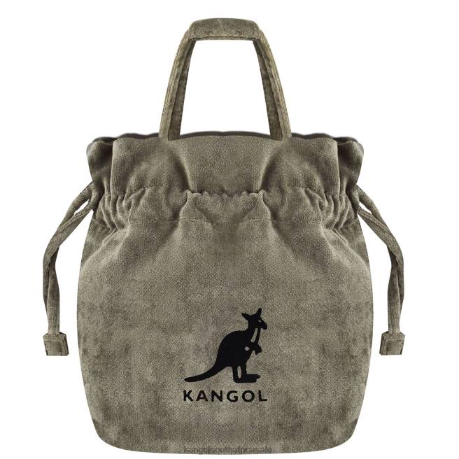 Kangol Unisex FB6D991 Velvet Drawstring Bag Accessories Brown