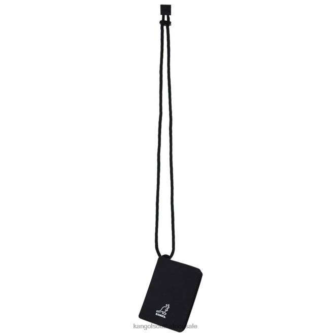 Kangol Unisex FB6D1254 2-Way Card Holder Accessories Black