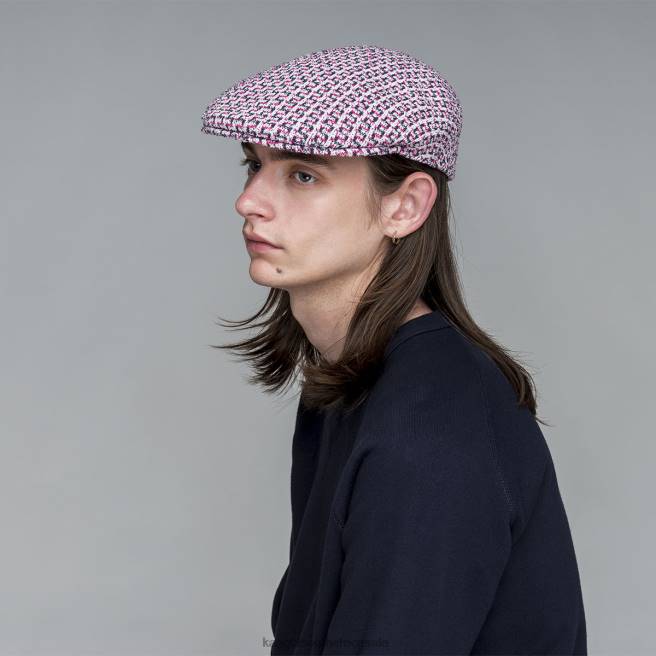 Kangol Unisex FB6D106 Maze Jacquard 504 Accessories White
