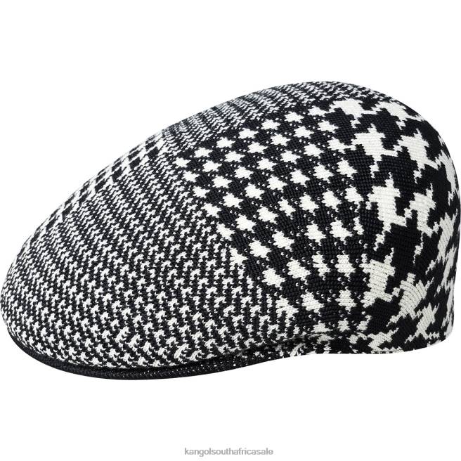 Kangol Unisex FB6D108 Abstract Houndstooth 504 Accessories Cream/Black