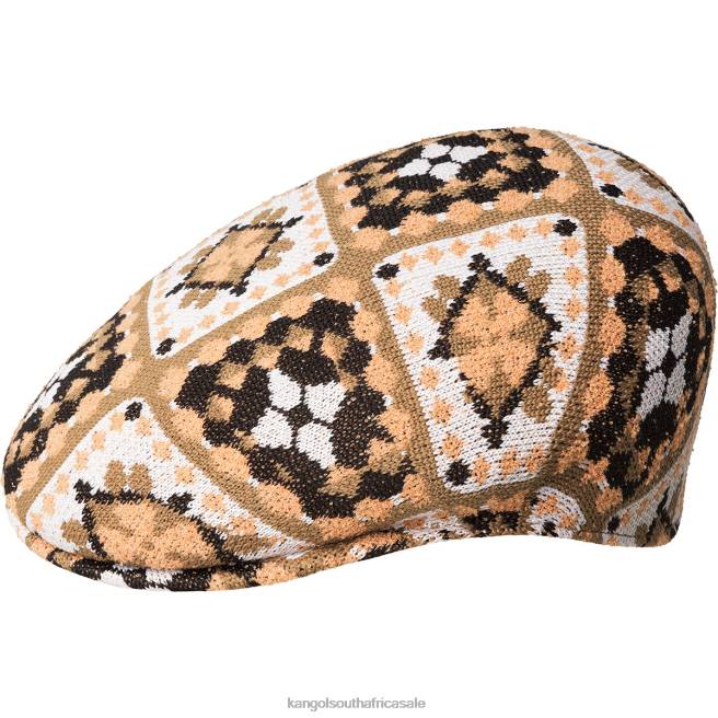 Kangol Unisex FB6D10 Arts & Crafts 504 Accessories Tan Multi