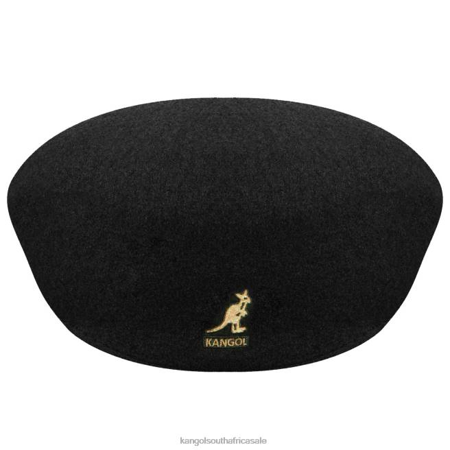 Kangol Unisex FB6D127 Wool 504 Accessories Black/Gold