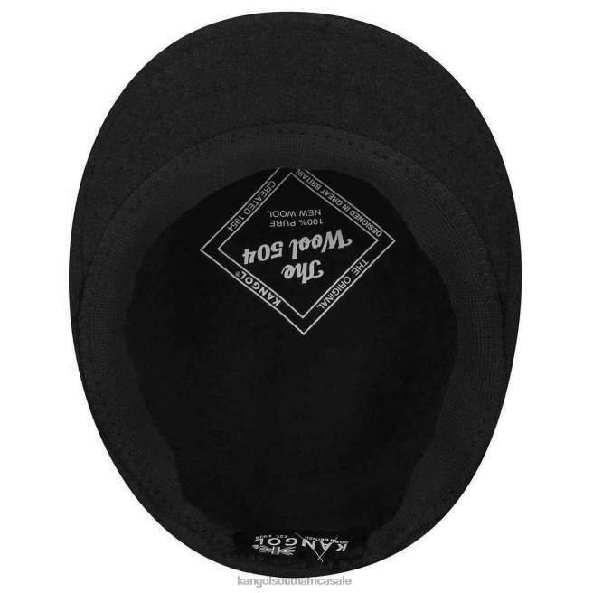 Kangol Unisex FB6D127 Wool 504 Accessories Black/Gold
