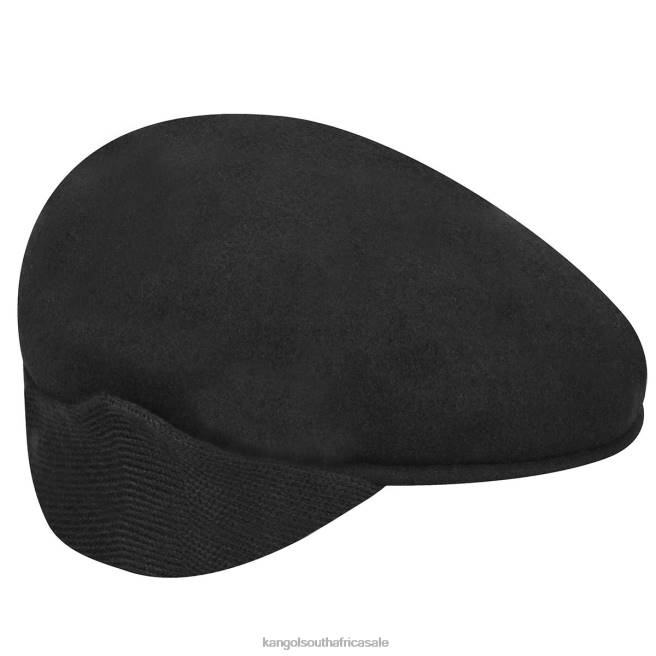 Kangol Unisex FB6D148 Wool 504 Earflap Accessories Black