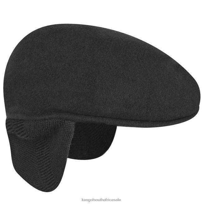 Kangol Unisex FB6D148 Wool 504 Earflap Accessories Black