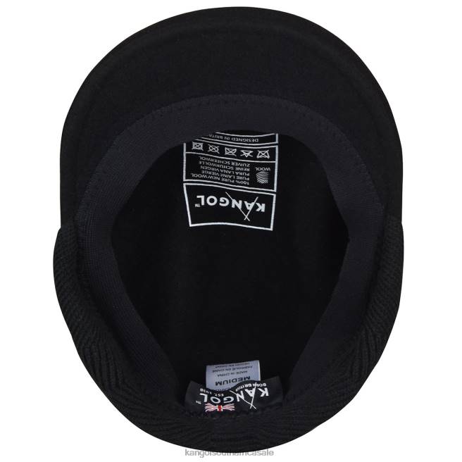 Kangol Unisex FB6D148 Wool 504 Earflap Accessories Black