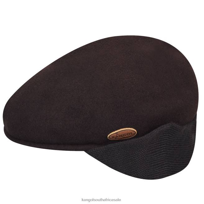 Kangol Unisex FB6D150 Wool 504 Earflap Accessories Espresso