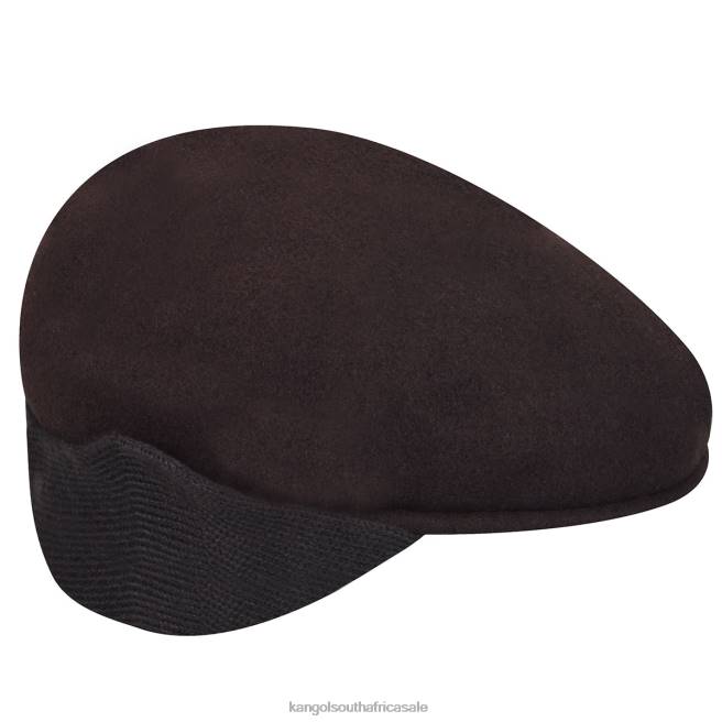 Kangol Unisex FB6D150 Wool 504 Earflap Accessories Espresso