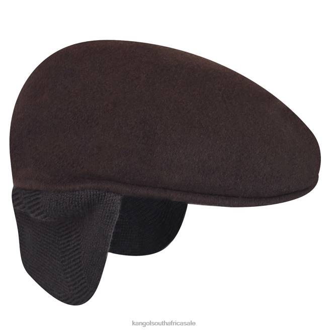Kangol Unisex FB6D150 Wool 504 Earflap Accessories Espresso