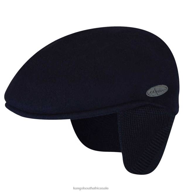 Kangol Unisex FB6D151 Wool 504 Earflap Accessories Navy
