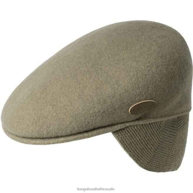 Kangol Unisex FB6D152 Wool 504 Earflap Accessories Taupe