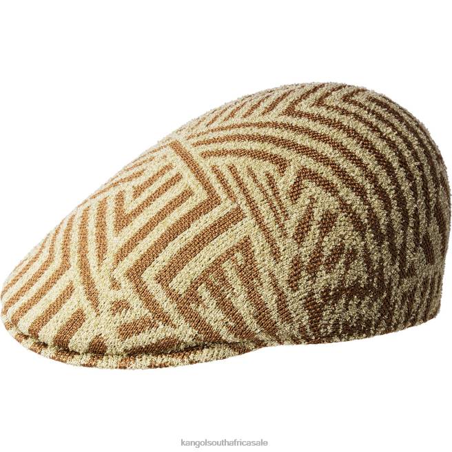 Kangol Unisex FB6D174 Virtual Grid 507 Accessories Mahogany/Oat