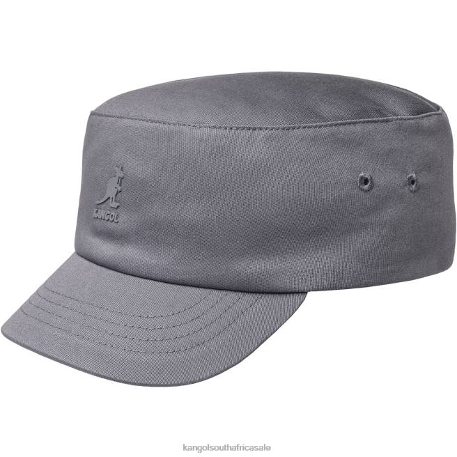 Kangol Unisex FB6D254 Stretch Fit Army Cap Accessories Charcoal