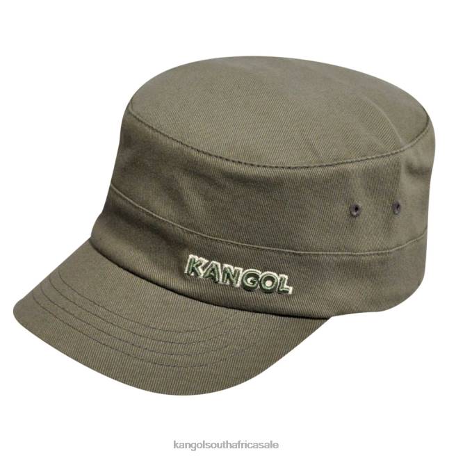 Kangol Unisex FB6D261 Cotton Twill Army Cap Accessories Green