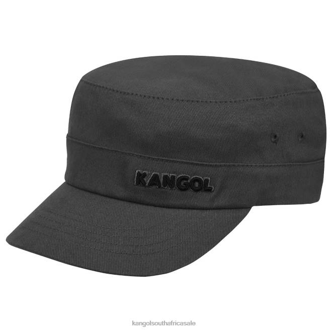 Kangol Unisex FB6D262 Cotton Twill Army Cap Accessories Grey