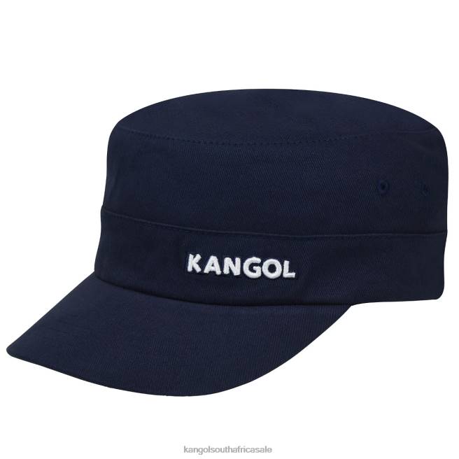 Kangol Unisex FB6D263 Cotton Twill Army Cap Accessories Navy