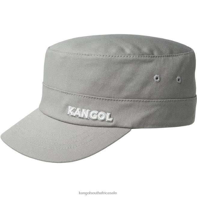 Kangol Unisex FB6D265 Cotton Twill Army Cap Accessories Silver