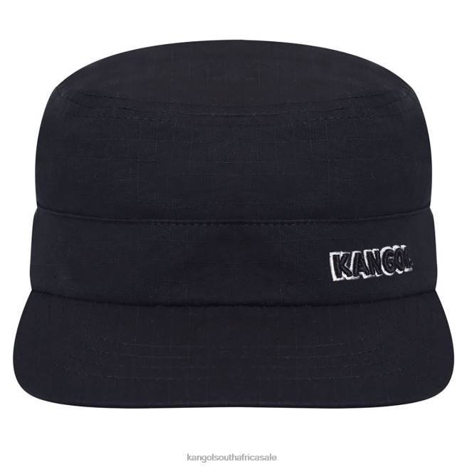 Kangol Unisex FB6D267 Ripstop Army Cap Accessories Black