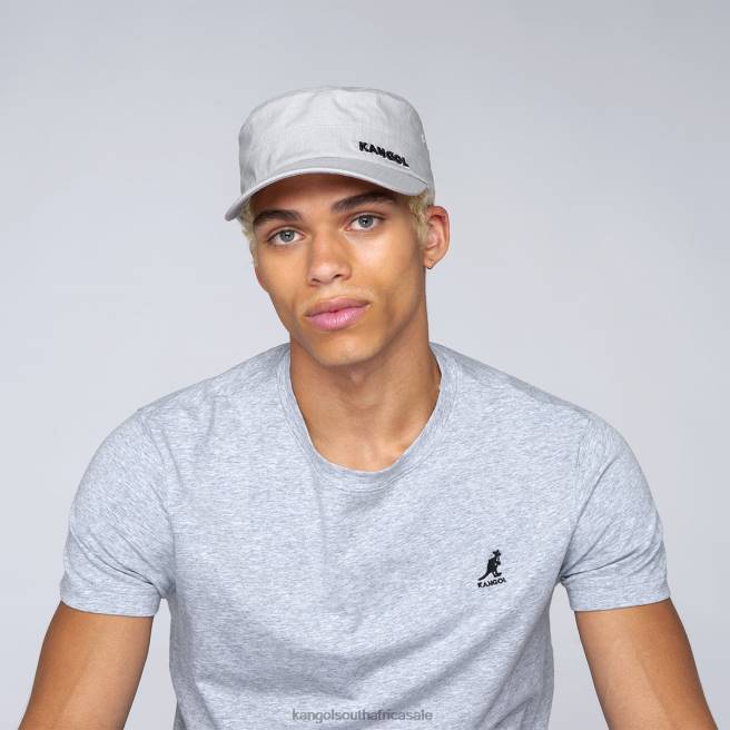 Kangol Unisex FB6D269 Ripstop Army Cap Accessories Grey