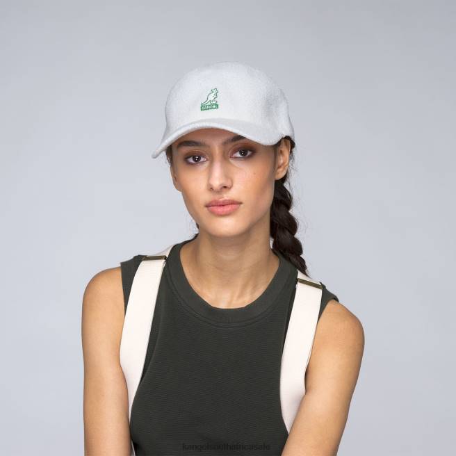 Kangol Unisex FB6D272 Bermuda Elastic Spacecap Accessories White