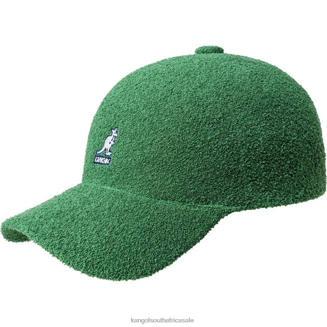 Kangol Unisex FB6D273 Bermuda Elastic Spacecap Accessories Turf Green