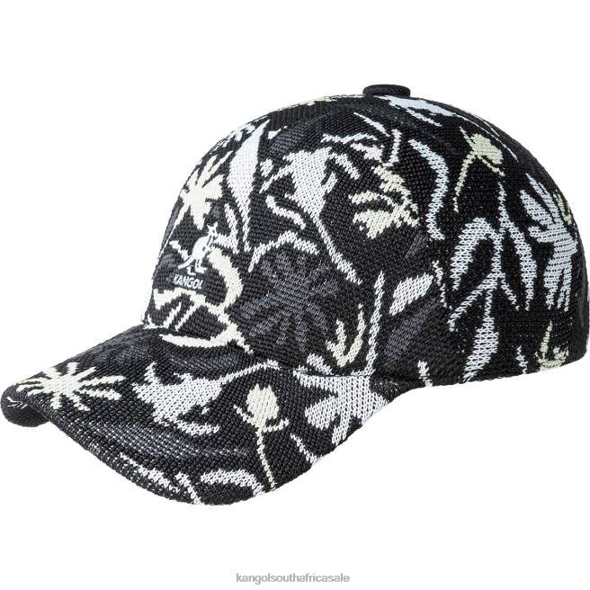 Kangol Unisex FB6D280 Street Floral Spacecap Accessories Black Floral