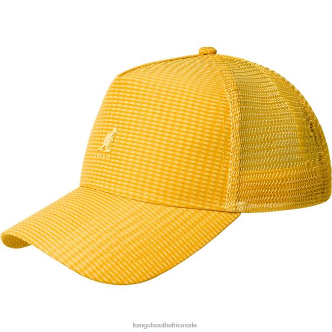 Kangol Unisex FB6D283 Seersucker Mesh Trucker Accessories Black