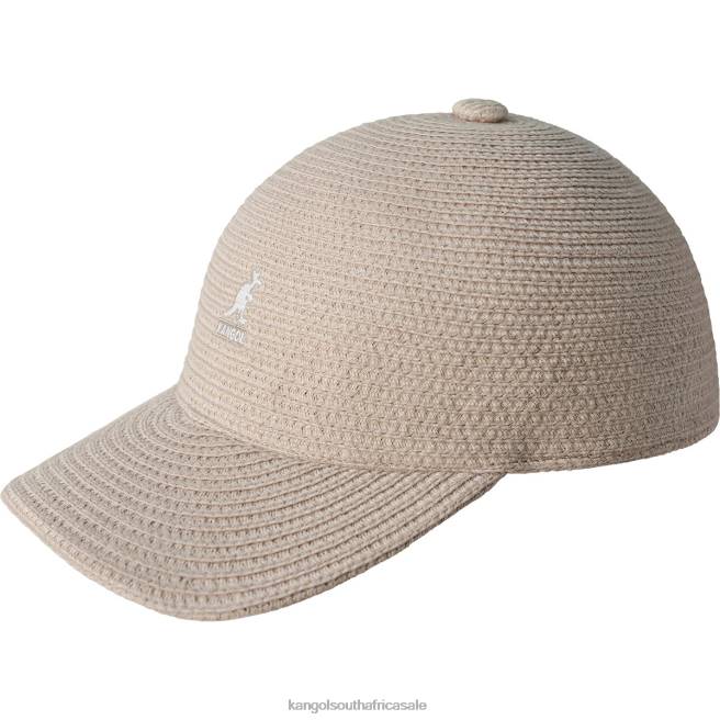 Kangol Unisex FB6D297 Braid Spacecap Accessories Natural Linen