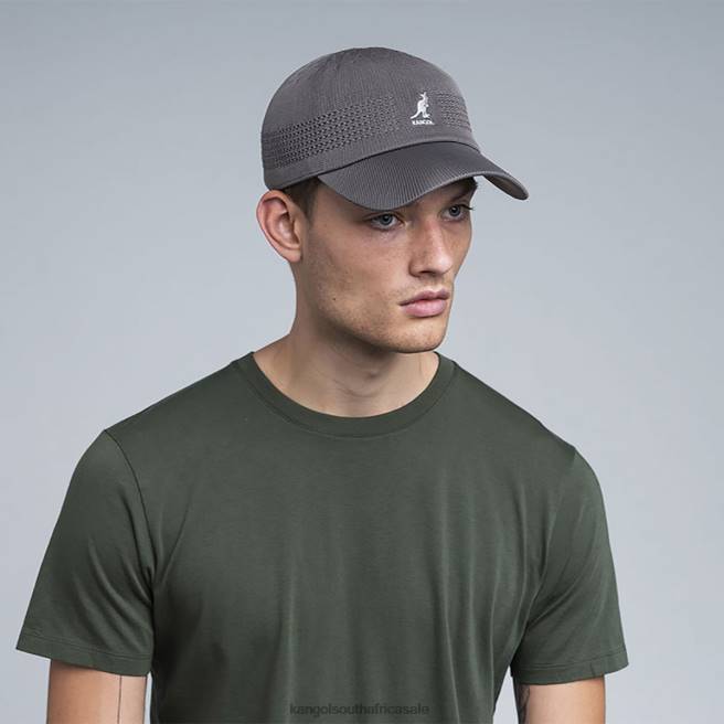 Kangol Unisex FB6D306 Tropic Ventair Spacecap Accessories Charcoal
