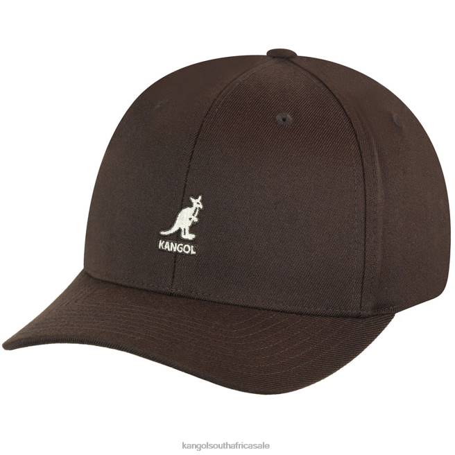 Kangol Unisex FB6D315 Wool Flexfit Baseball Accessories Brown