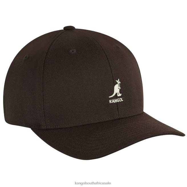 Kangol Unisex FB6D315 Wool Flexfit Baseball Accessories Brown