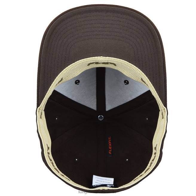 Kangol Unisex FB6D315 Wool Flexfit Baseball Accessories Brown