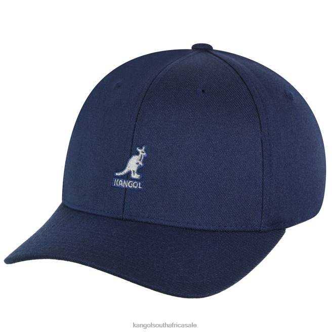 Kangol Unisex FB6D316 Wool Flexfit Baseball Accessories Dark Blue
