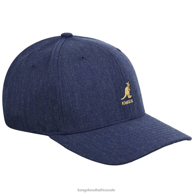 Kangol Unisex FB6D318 Wool Flexfit Baseball Accessories Denim