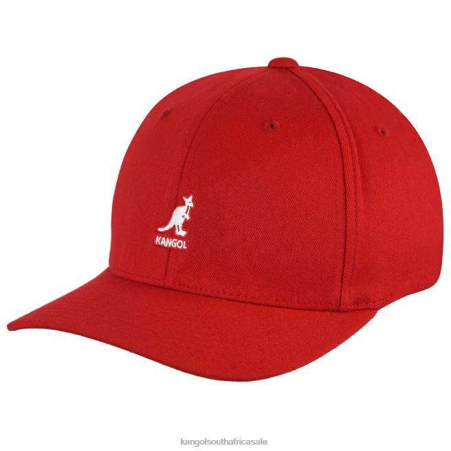 Kangol Unisex FB6D322 Wool Flexfit Baseball Accessories Rojo