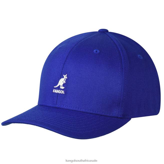 Kangol Unisex FB6D323 Wool Flexfit Baseball Accessories Royal Blue