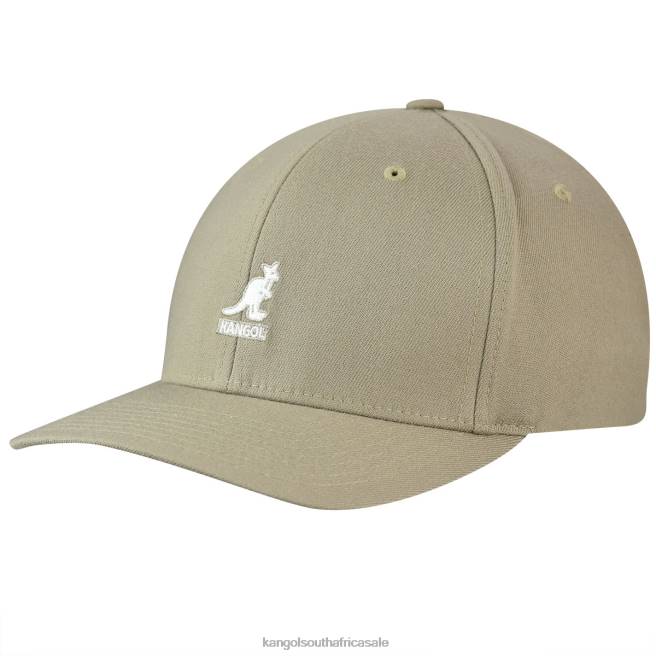 Kangol Unisex FB6D324 Wool Flexfit Baseball Accessories Taupe