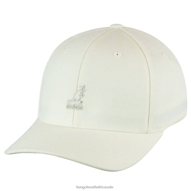 Kangol Unisex FB6D325 Wool Flexfit Baseball Accessories White