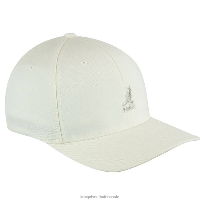 Kangol Unisex FB6D325 Wool Flexfit Baseball Accessories White