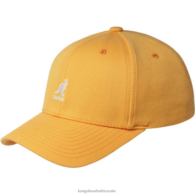 Kangol Unisex FB6D327 Wool Flexfit Baseball Accessories Warm Apricot