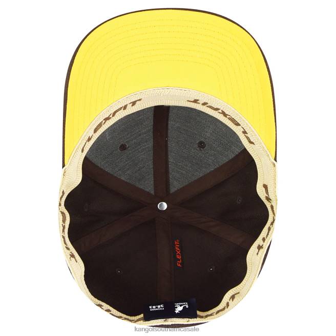 Kangol Unisex FB6D328 Wool Flexfit Baseball Accessories Peat Brown
