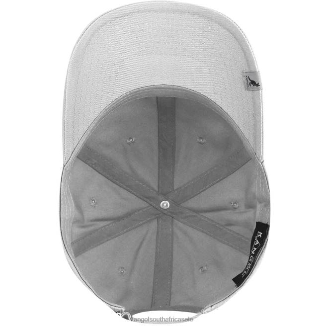 Kangol Unisex FB6D333 Cotton Adjustable Baseball Accessories Grey