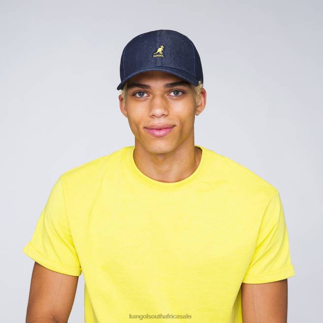 Kangol Unisex FB6D335 Denim Baseball Cap Accessories Indigo