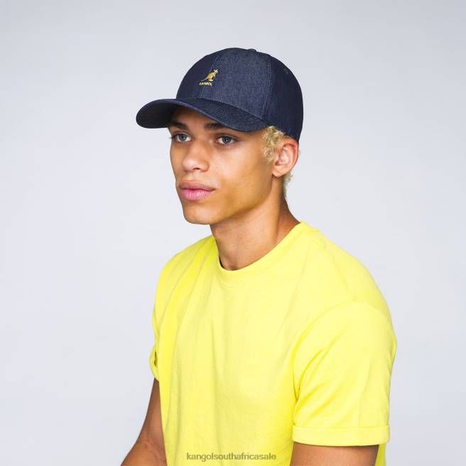 Kangol Unisex FB6D335 Denim Baseball Cap Accessories Indigo