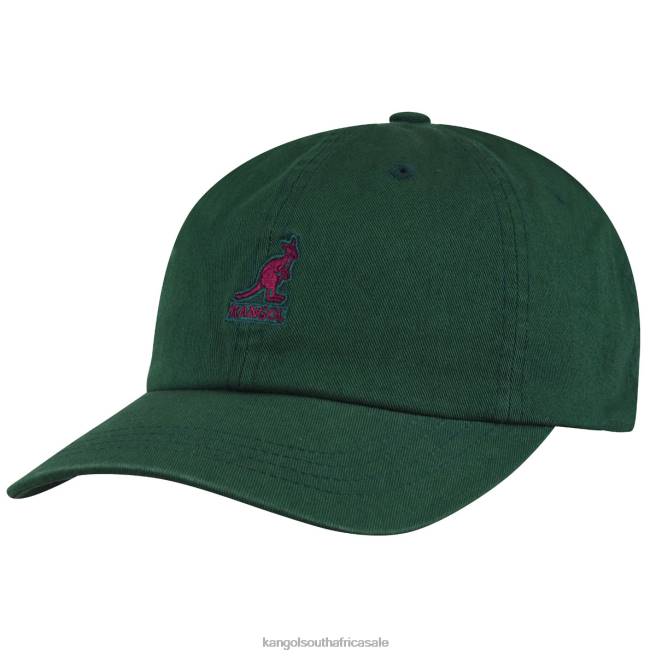 Kangol Unisex FB6D336 Washed Baseball Accessories Algae
