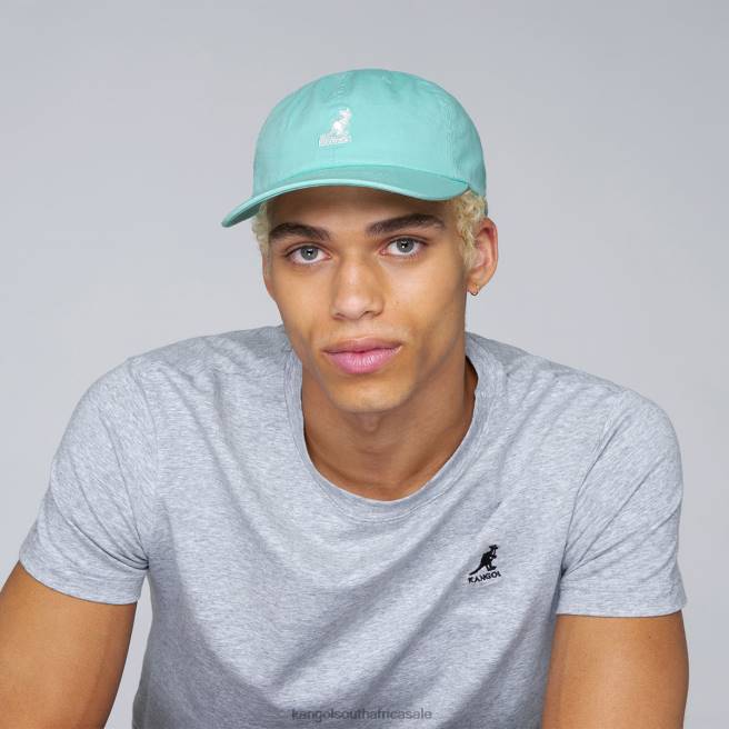 Kangol Unisex FB6D336 Washed Baseball Accessories Algae