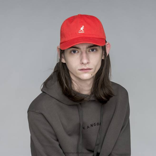 Kangol Unisex FB6D336 Washed Baseball Accessories Algae