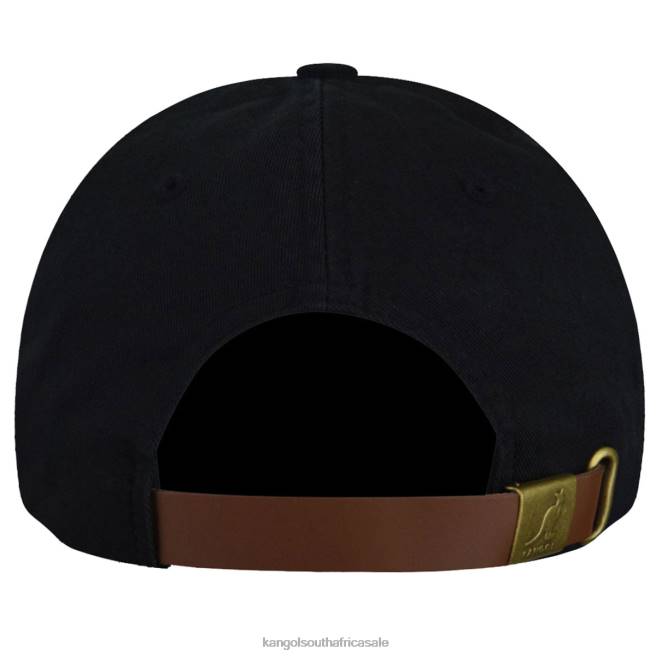 Kangol Unisex FB6D337 Washed Baseball Accessories Black
